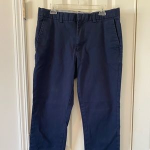 Banana Republic. 34x32 Navy Aiden pants.